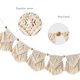 thumbnail image 4 of Tapiz decorativo de macramé para colgar en la pared, elegante tapiz tejido para sala de estar, apartamento, dormitorio, decoración de boda, fiesta, decoración del hogar, 4 of 4