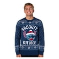 thumbnail image 5 of Disney Lilo And Stich Men's Naughty But Nice Ugly Christmas Holiday Knit Sweater Pullover, 5 of 6