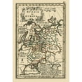 thumbnail image 2 of Bowen 11x14 White Modern Wood Framed Museum Art Print Titled - Europe Russia - Bowen 1758, 2 of 4