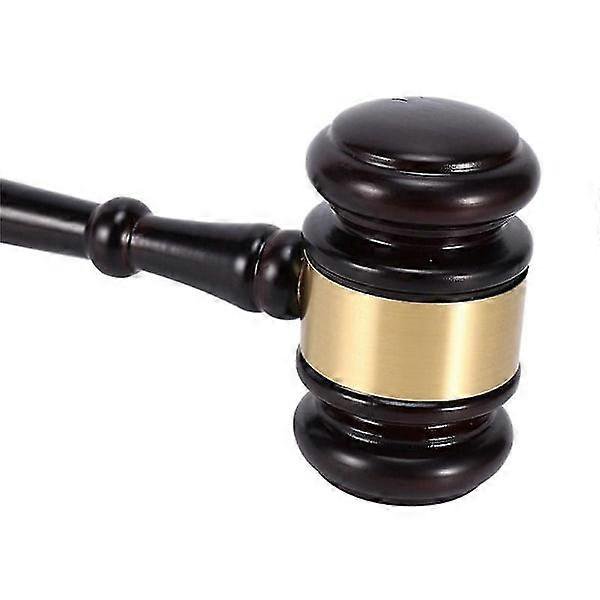 Wooden Judge Gavel Auction Hammer With Sound Block For Lawyer Judge Auction Craft