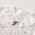 thumbnail image 5 of CAUYDY Newborn Girls Clothes Baby Romper Preemie Long Sleeved Pajamas Fall Winter Infant Girl Bodysuit Toddler Sleepers 3-6M 9-12M 18-24M Sizes 3-6 Months,Khaki, 5 of 7