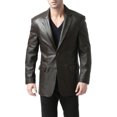 thumbnail image 2 of BGSD Men's Richard Classic Leather Blazer Lambskin Sport Coat Jacket (Regular, Big & Tall and Short), 2 of 6