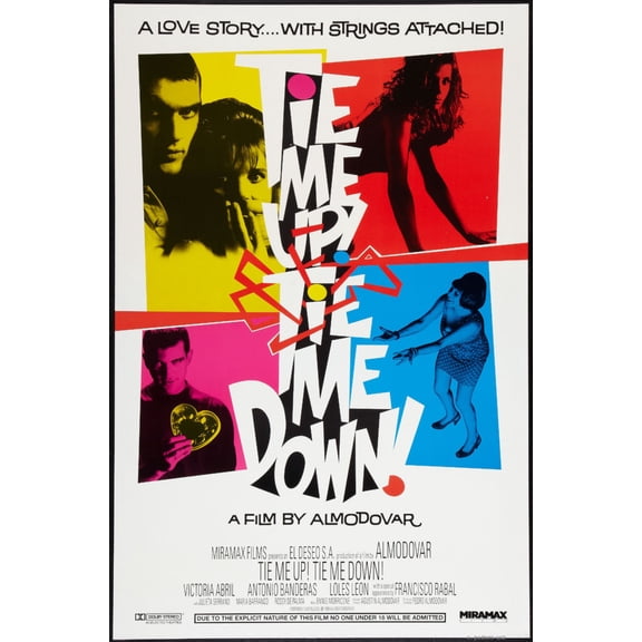Tie Me Up Tie Me Down Mini Movie Poster 11inx17in in Mail/storage/gift tube 11x17 poster