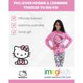 thumbnail image 2 of Hello Kitty Toddler Girls Pullover FleeceHoodie and Leggings Outfit Set Pink / Gray 2T, 2 of 5