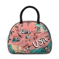 thumbnail image 3 of Paris Vintage Style Travel Backpack, Fashionable Girly Pink Bag for Exploring New Adventures, 3 of 4