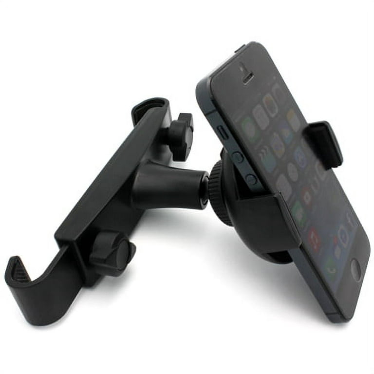Premium Car Headrest Mount Phone Holder Rotating Cradle Back Seat  Entertainment Dock Black B3 for ZTE Grand X3