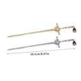 thumbnail image 3 of Elegant Chinese Swords Tassels Hair Accessories for Women Featuring Gemed Adornments in Gold and Silver Designs, 3 of 8