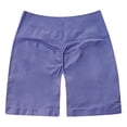 thumbnail image 5 of OSOLU Workout Lifting Shorts For Women High Waist Seamless Gym Yoga Booty Shorts Sports Soft Tummy Control Workout Athletic Gym Bottoms Light Purple XS, 5 of 5