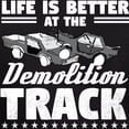 thumbnail image 3 of CafePress - Demo Derby Life Is Better At Demolition Sweatshirt - Pullover Hoodie, Classic, Comfortable Hooded Sweatshirt, 3 of 4
