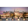 thumbnail image 2 of Klug, Alan 32x18 Gold Ornate Wood Framed with Double Matting Museum Art Print Titled - Paris No. 501, 2 of 4