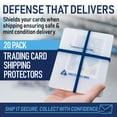 thumbnail image 5 of Premium Bundle 3.5X4.5 Trading Card Shipping Protector with Rubber Bands - 20 Pack | Card Protectors, Trading Card Shipping Supplies, Trading Card Shipping kit, Shipping for Graded Cards., 5 of 9