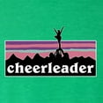 thumbnail image 5 of Wild Bobby Cheerleader Silhouette Girl Sports Women Tri-Blend Racerback Tank Top, Envy, X-Large, 5 of 5