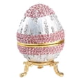 thumbnail image 2 of Caja de baratija de huevo Strade Fareast Limited joyero esmaltado decoración de Pascua, 2 of 8