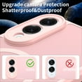 thumbnail image 4 of Designed for Samsung Galaxy S25 Edge Magnetic Phone Case,Precision Lens Hole Protection,Compatible with Mag-Safe,Ultra Slim,Shockproof Anti-Scratch Anti-fall Translucent Matte Phone Case,Pink, 4 of 6