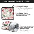 thumbnail image 7 of Pioneer Flower Kitchen Oven Mitt and Pot Holder Sets 4 Pcs for Baking, Cooking and Grilling, Heat Resistant Up To 392 °F, 7 of 7