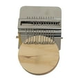 thumbnail image 2 of veasfak Speedweve Type Loom Weave Tool 12 Pin with Wooden Disc Darning Knitting Loom for, 2 of 9