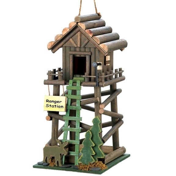 Ranger Station Hanging Birdhouse