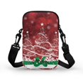 thumbnail image 2 of HELLHERO Line Christmas Tree Shoulder Bag, Women Adjustable Shoulder Strap, Travel, Outdoor and Daily Use Polyester 4.33"x1.97"x7.09", 2 of 7