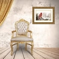 thumbnail image 3 of Deiter, Lori 18x13 Gold Ornate Wood Framed with Double Matting Museum Art Print Titled - Winter Perch, 3 of 4