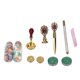 thumbnail image 5 of Kit De Cera De Sellado Artesanal, Kit De Cera De Estilo Europeo Retro Para Cuenta Manual ANGGREK Fucsia, 5 of 8
