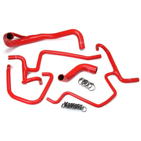 HPS Red Reinforced Silicone Radiator   Heater Hose Kit Coolant for Dodge 11-18 Charger 5.7L V8 Pursuit Fits select: 2014-2018 DODGE CHARGER POLICE