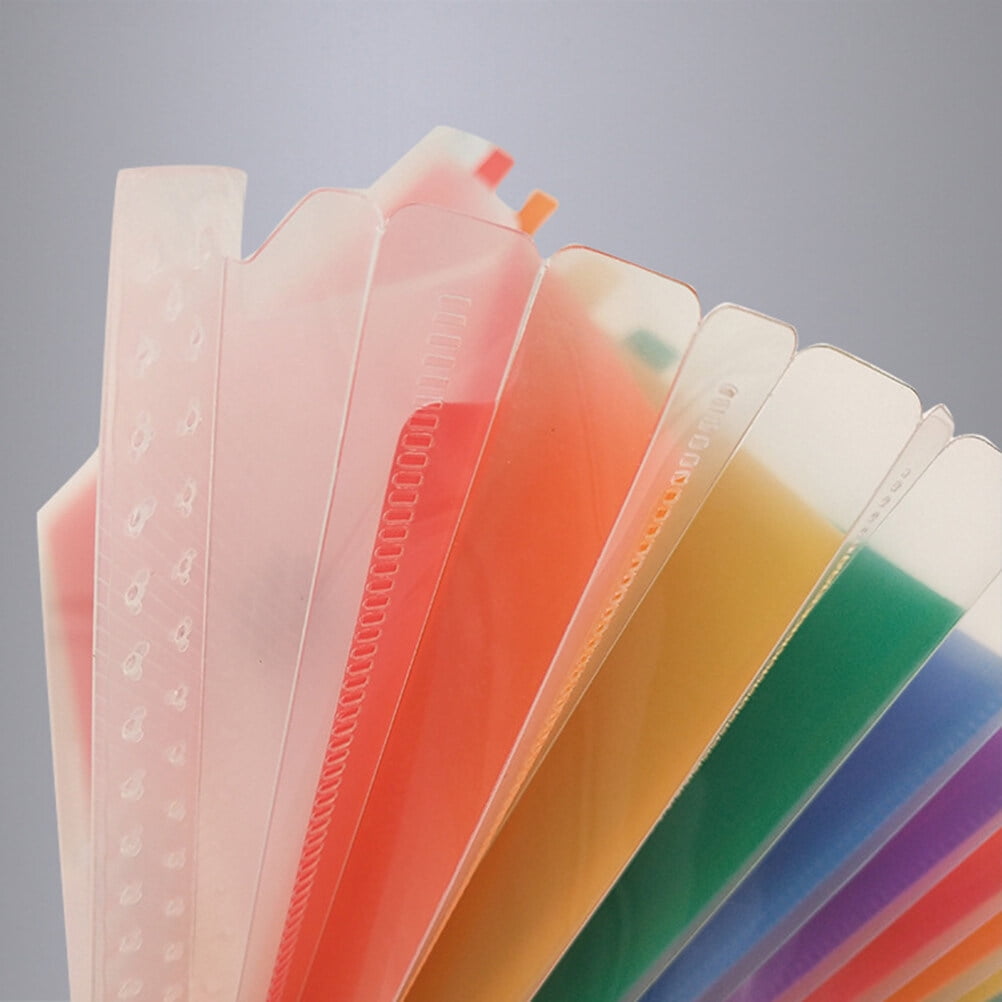 UKCOCO Waterproof Expanding File Folder with Carrying Handle 13 Pockets Multi Color for Office