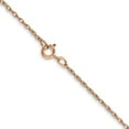 thumbnail image 5 of Auriga Fine Jewelry 14K Rose Gold .7mm Cable Rope Chain Necklace 20 inch for Women, 5 of 6