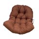 thumbnail image 5 of Cojín colgante para silla tipo huevo, cojín para asiento de silla de exterior, repuesto transpirable, almohadilla para silla oscilante, alfombrilla Marrón, 5 of 9