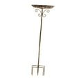thumbnail image 4 of Tazón de alimentación de baño de pájaros comedero de aves fácil ensamblaje decorativo de metal de metal pájaro ave al aire libre para el baño para el, 4 of 8