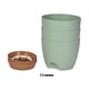thumbnail image 3 of Macetas biodegradables Inteprter 3 piezas Jardín y Patio 7.5 pulgadas Marrón Verde, 3 of 6
