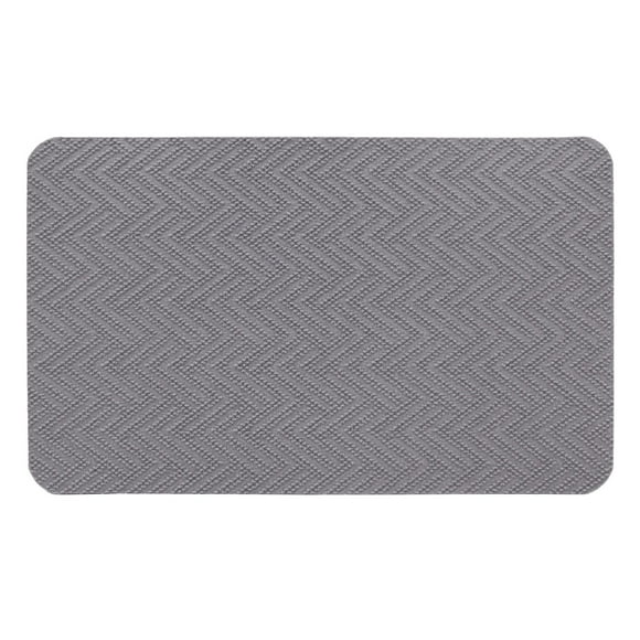 18-inch x 30-inch Parker Scollard Grey, Needlepunch Floormat
