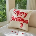 thumbnail image 6 of Christmas Embroidered Lumbar Pillow Soft Polyester Living Room Decoration, 6 of 13