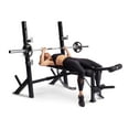 Weider Legacy Adjustable Olympic Bench and Rack with Leg Developer, 510