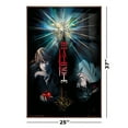 thumbnail image 3 of Death Note - Framed Manga / Anime TV Show Poster (Duo - Light Vs. L) (Size: 25" X 37") (Shiny Copper Aluminum Frame), 3 of 6