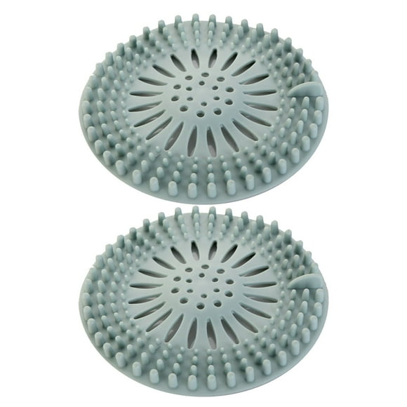 Shower Drain Hair Catcher(2 Pack) Stome Hair Catcher Shower Drain Shower Drain Cover Kitchen Strainer Shower Accessories Easy To Install And Clean For Bathroom Bathtub Kitchen Gadgets Stainless Steel