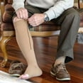 thumbnail image 4 of Shop Clearance! Zip-Up Compression Leg Knee High Support Stocking Varicose Socks Open Toe S-XL, 4 of 5