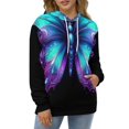 thumbnail image 4 of Dreamy Purple Butterfly Pattern (97)-1 3D Print Hoodie Men Women Autumn Thin Pullover Sweatshirt Vintage Streetwear Tops, 4 of 6