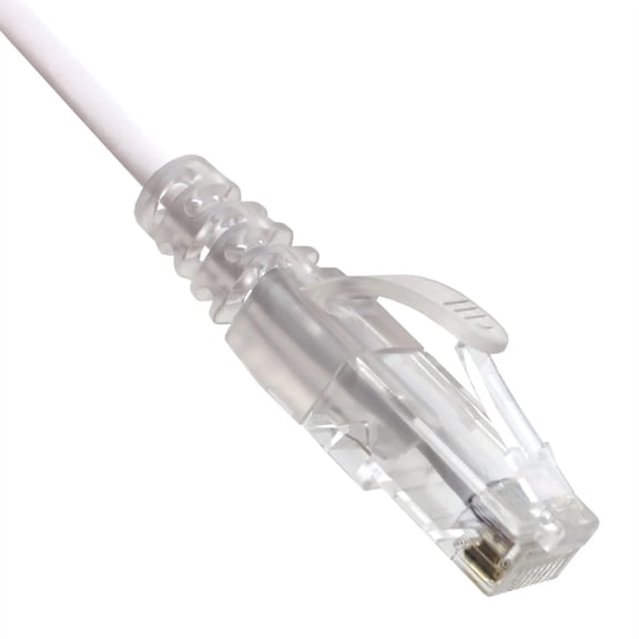 Cable Ethernet Futureonics Cat6a de 4,5 m, paquete de 10, blanco