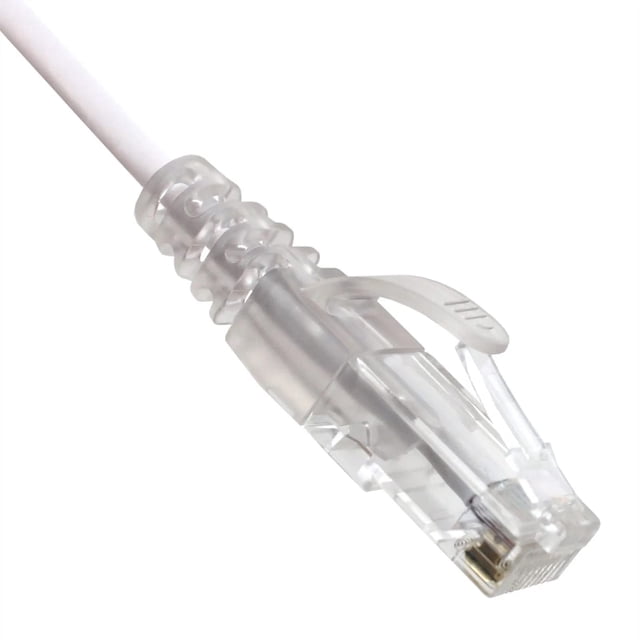Cable Ethernet Futureonics Slim Cat6a 0,3 m 10 Gbps blanco