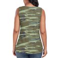 thumbnail image 3 of FIUFY Womens Tank Tops Sleeveless Button Down Shirts V Neck Tie Front Knot Tunic Blouses, 3 of 4
