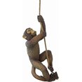 thumbnail image 1 of Estatua colgante de mono bebé Chico, el chimpancé, 40,6 cm de alto, poliresina fundida a mano, acabado a todo color, 1 of 5