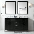 thumbnail image 6 of Ove Decors Tahoe 60 W x 21" D Freestanding Bathroom Vanity with Double Sink, Dark Espresso, 6 of 15