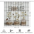 thumbnail image 2 of 4PCS Shower Curtain Sets with Rugs Farmhouse Shower Curtain Neutral Rustic Country Shower Curtain Sets Purple Lavender Flower Shower Curtain Sets Bathroom Decor with Non-Slip Bath Mat Toilet Rug, 2 of 8