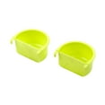 thumbnail image 1 of 2 piezas de tazas colgantes platos de alimentos alimentando pájaros, fácil de instalar, tazones de alimentación de jaula para pájaros para periquitos,, 1 of 8