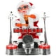 thumbnail image 1 of FELTECHELECTR Muñeco navideño de Papá Noel que baila y canta, con batería, musical y móvil, decoración navideña (tambor), 1 of 4