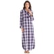 thumbnail image 1 of PajamaGram Camisones de franela para mujer - Camisones de manga larga para mujer XS, 1 of 5