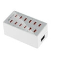 thumbnail image 1 of USB Row Socket Portable 60W Convenient Double Cooling Smart Matching Charge Device Stable Multi 12 Port USB Power Station for School, 1 of 10