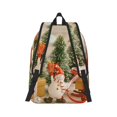 thumbnail image 6 of Rocae Holiday Christmas Stars for Durable Canvas Backpack Leisure Large Bag Travel Rucksack Multi-function Backpack Small, 6 of 8