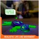 thumbnail image 3 of Gecko robot teledirigido con tecnología oficial de escalada que brilla en la oscuridad y es recargable por USB como juguete de broma para niños, 3 of 6
