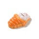thumbnail image 2 of Opaque Resin Imitation Food Decoden Cabochons Bunny Bread Orange 23x17x9mm, 2 of 3
